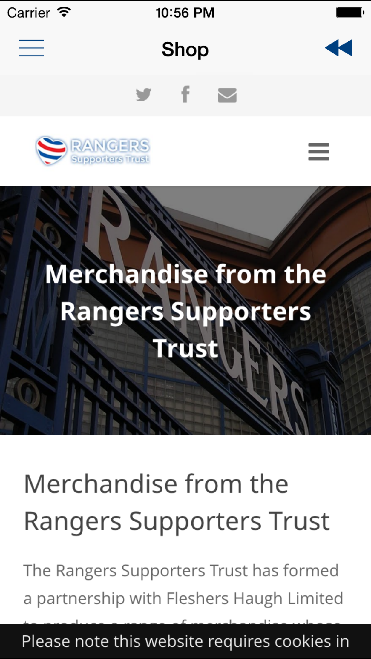 RST - The Rangers Supporters Trust screenshot 3