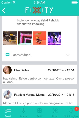 Fixity: A Rede Social da Colaboração screenshot 3
