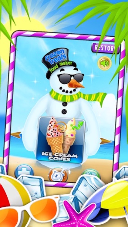 Frozen Treats Ice-Cream Cone Creator: Make Sugar Sundae! by Free Food Maker Games Factory screenshot-3