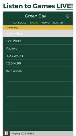 Game screenshot Green Bay Football Radio & Live Scores mod apk