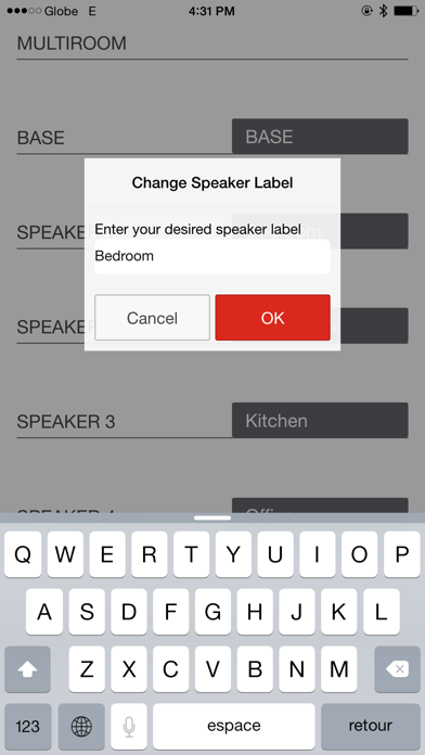 Thomson Multiroom System iPhone screenshot 5 - Music app