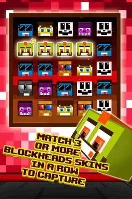 Game screenshot Action Craft Mini Blockheads Match 3 Skins Survival Game apk