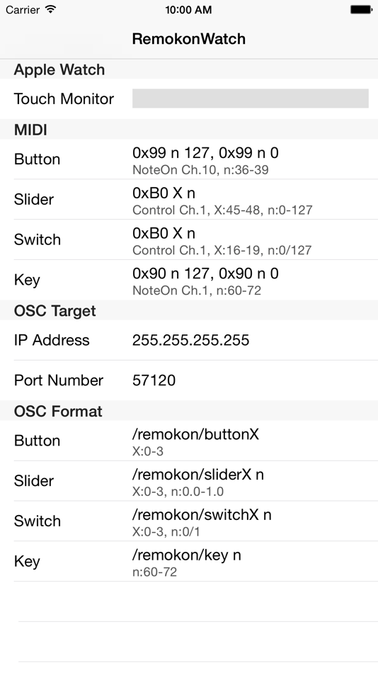 RemokonWatch Free for MIDI/OSC - 1.1.0 - (iOS)