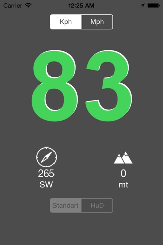 GPS SpeedOmeter + with HuD screenshot 3