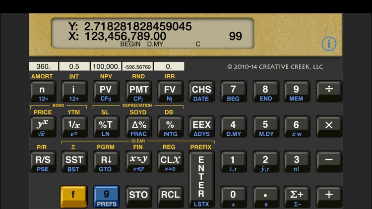 MathU 12D Financial Calculator