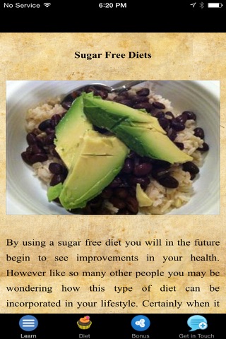 Sugar Free Diets screenshot 2