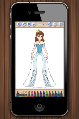 Cenicienta para pintar – Libro para colorear princesas - Premium screenshot 4