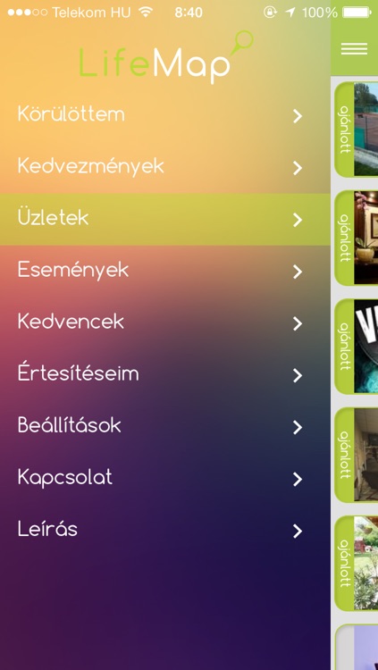 LifeMap - A kedvezménytár