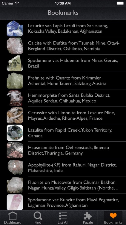 Minerals Encyclopedia Pro screenshot-4