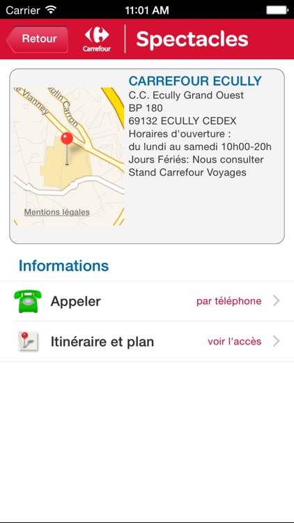 Carrefour spectacles