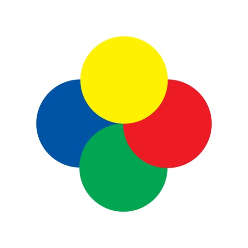 Four Colorful Dots Icon