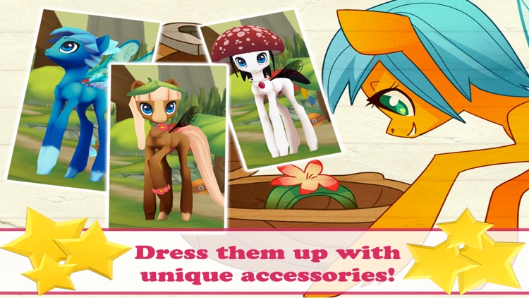 Pooka Pets - Style a Pet Fairy Pony in this Free Dress-up Game