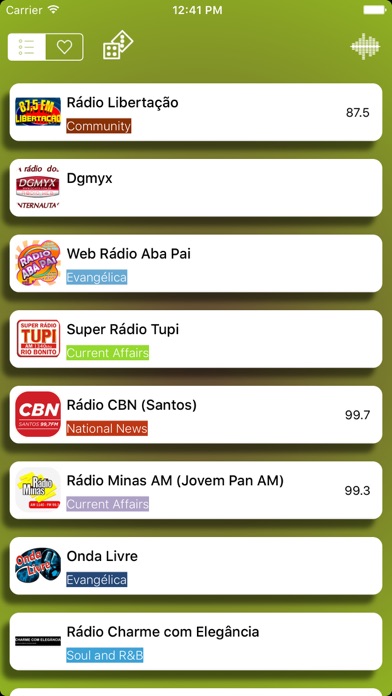Screenshot #3 pour Rádios Brasil - Rádio Grátis / Todas as Rádios FM e AM Brasileiras