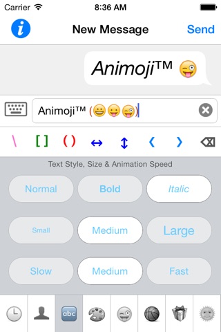 Animoji™ - Free Animated Texting [Patent Pending] screenshot 3
