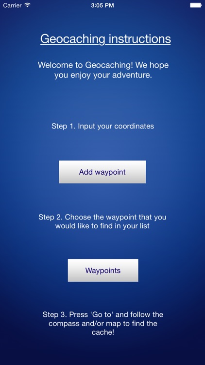 Geocaching Treasure Hunt