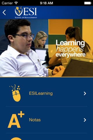 ESI APP screenshot 3