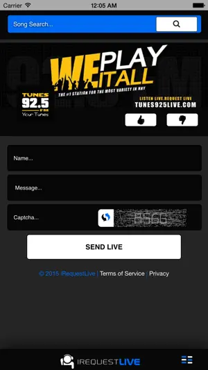 Tunes 92.5 screenshot 2