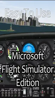 easy to use - microsoft flight simulator edition iphone resimleri 1