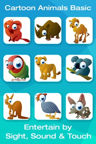 Safari and Jungle Animal Picture Flashcards for Babies, Toddlers or Preschool screenshot 3