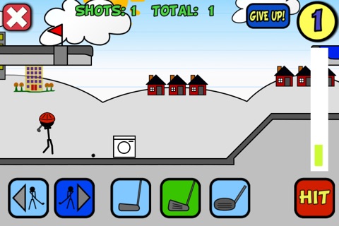 Stick Man Mega Golf Free screenshot 2