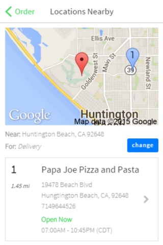 Papa Joe Pizza & Pasta screenshot 2