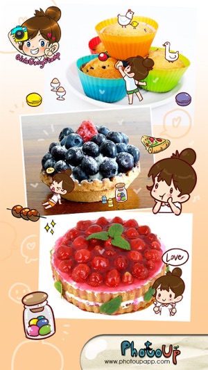 GirlsGang Stamp by PhotoUp - cute girl doodle stamps for dec(圖4)-速報App