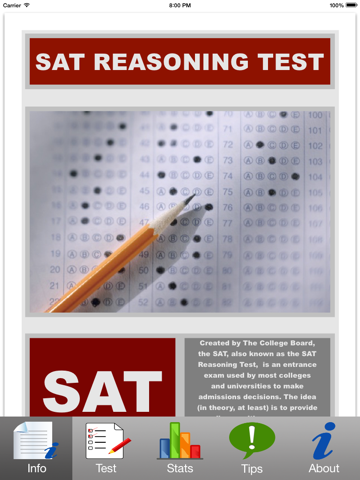 Screenshot #5 pour SAT Reasoning Tests
