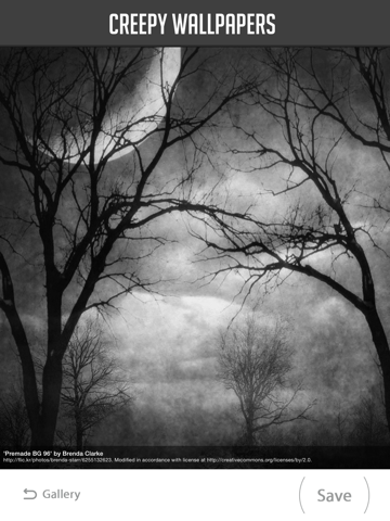 Screenshot #6 pour Creepy Wallpapers