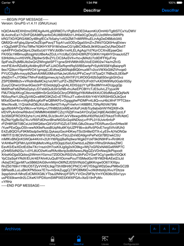 secumail ipad capturas de pantalla 1