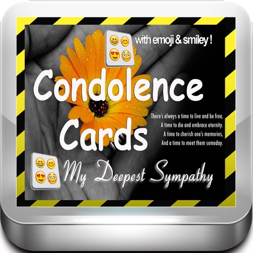 Best Condolence Cards with Emoji Keypad.Customise and send condolence cards with sympathy text,voice messages and emoticons icon