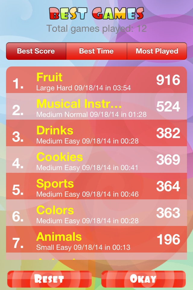 iPhone screenshot