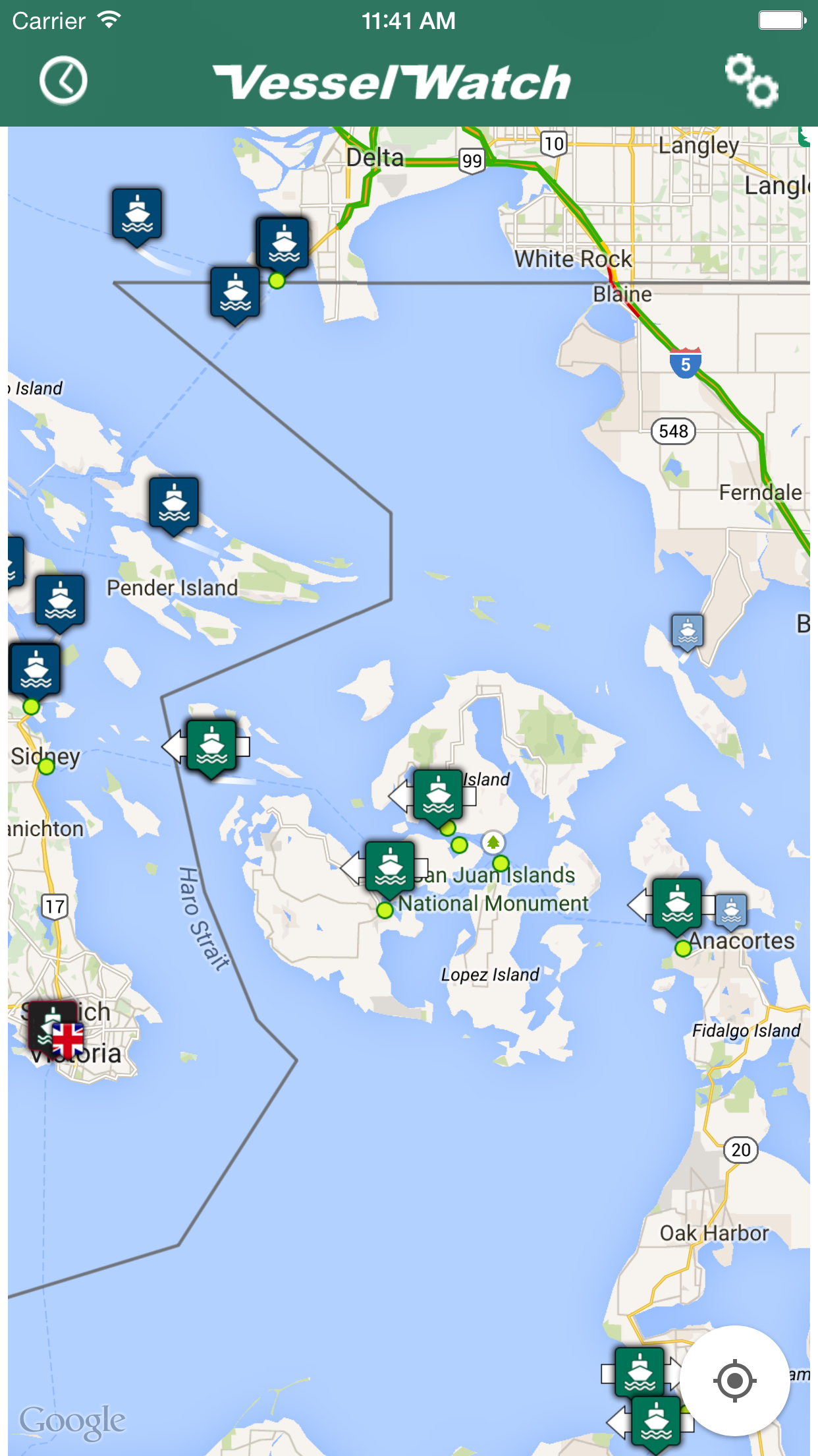 Vessel Watch - Pacific Northwest Ferries