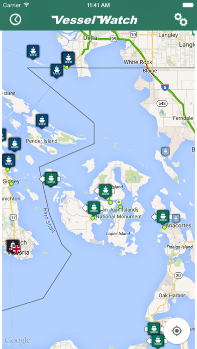 Screenshot #3 pour Vessel Watch - Pacific Northwest Ferries