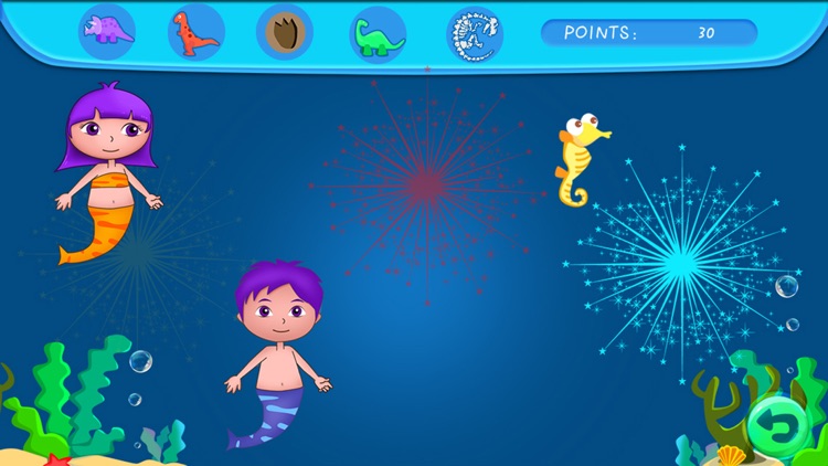 Anna's mermaid bubble pop adventure - free kids learning games screenshot-3