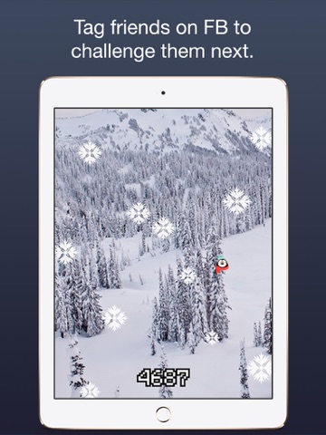 Snowflakes Arcade Challenge iPad screenshot