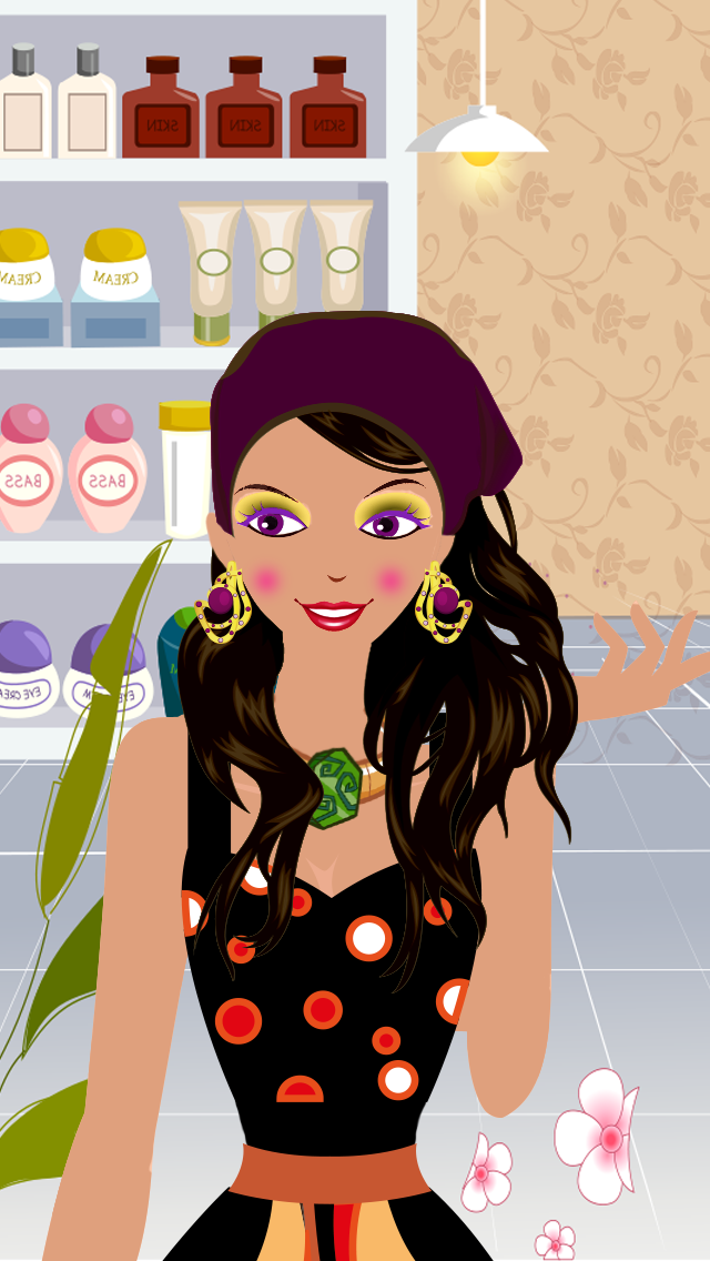 Screenshot #2 pour princesse maquillage mode robe jusqu'à salon peu enfants beauté spa médecin (dr) pour face cheveux filles relooking jeux