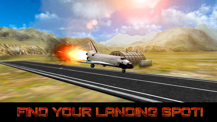 Space Shuttle Landing Simulator 3D Free