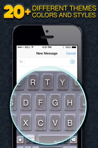 Van Looveren Keyboards Customization Pro - More than 20 Different Fancy & Stylish Keyboard Layouts screenshot 4