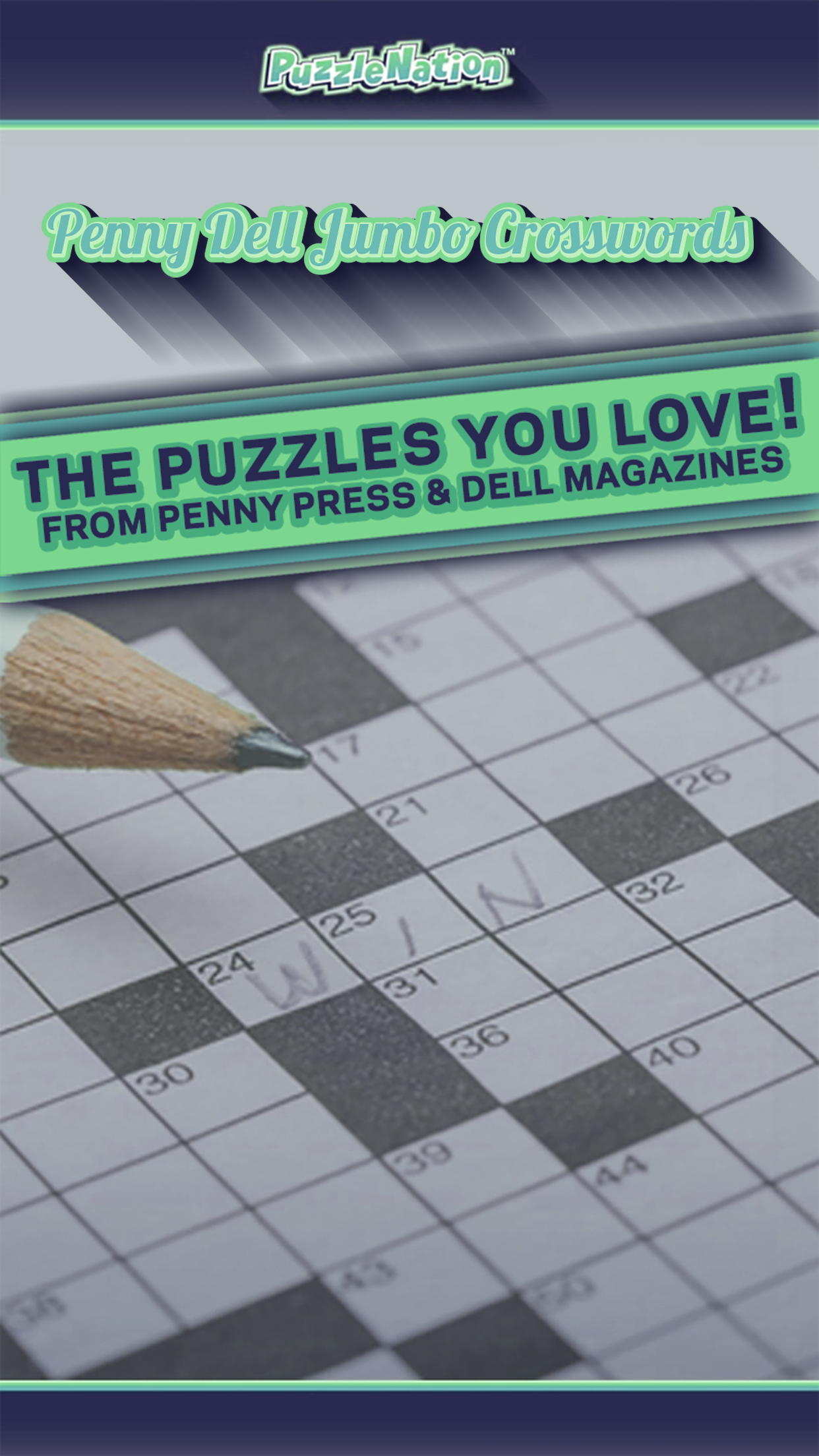 Penny Dell Jumbo Crosswords – Crossword Puzzles for Everyone!