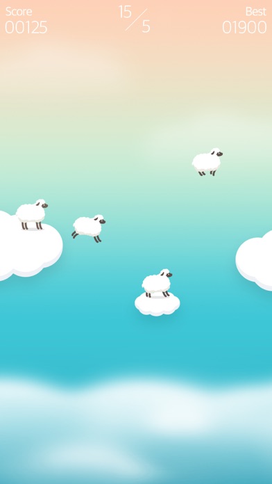 Over the Clouds : Sheep Free ( Sleepy & Healing game )のおすすめ画像4