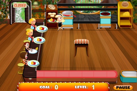 Hamburger Pizza Cafe Diner - Cooking Dash Game For Girls screenshot 4