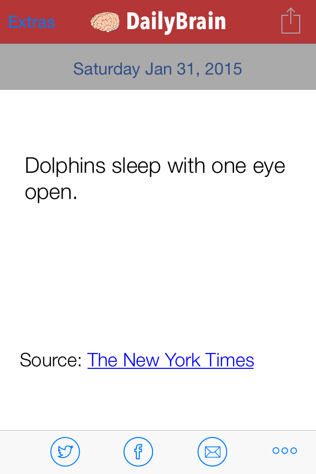 Random Fact of the Day - DailyBrain