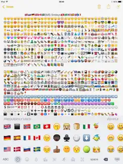 SMS Smileys Free - New Emoji Icons iPad image 1