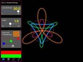 Game screenshot SpiroDesigner - spirograph simulator hack