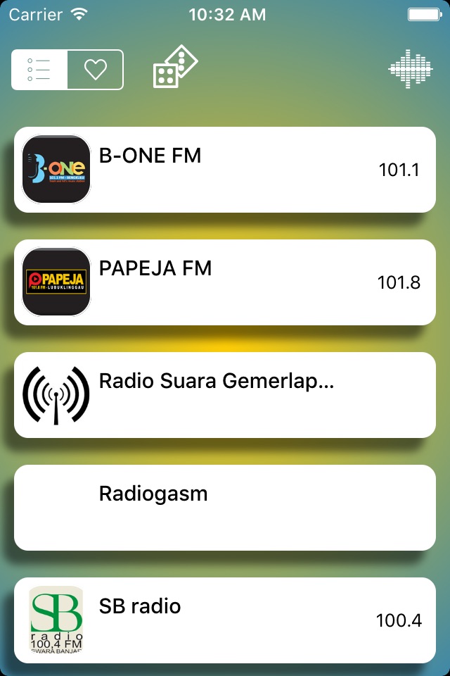 Radio Indonesia (Indonesian) - The best radios stations for free music, sports, news. screenshot 2