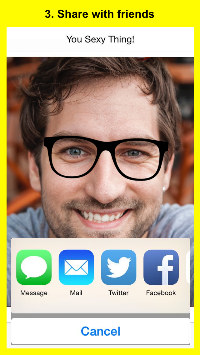 Glass Me - Selfies with Glasses screenshot 3