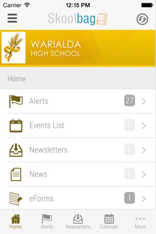 Warialda High School - Skoolbag screenshot 2