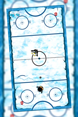 Penguins Ice Kingdom : Puffy Fluffy Air Hockey League screenshot 2
