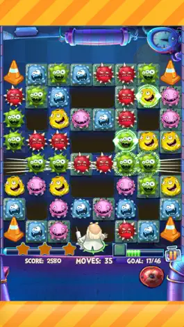 Game screenshot Crazy Doctor VS Weird Virus Free - A cool matching link puzzle game apk