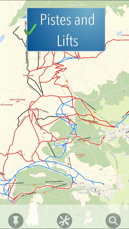 Serfaus-Fiss-Ladis Ski Map